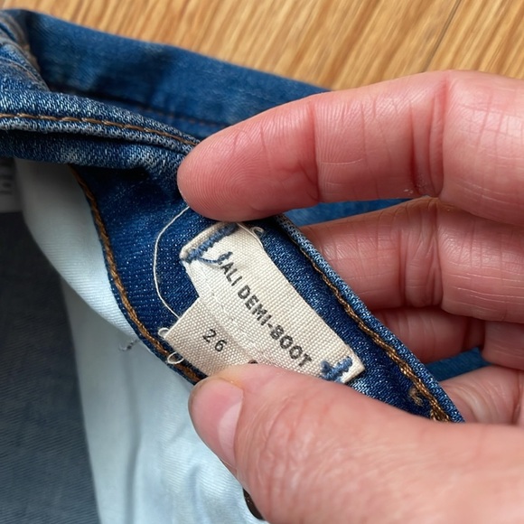 Madewell Cali Demi-Boot cropped jeans size 26 B10 - Picture 4 of 7